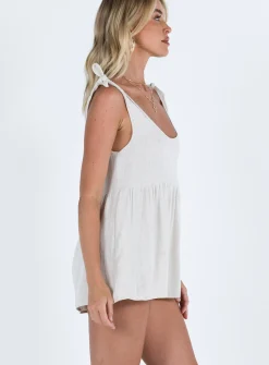 Princess Polly Tay Rompertall Beige Best Sale