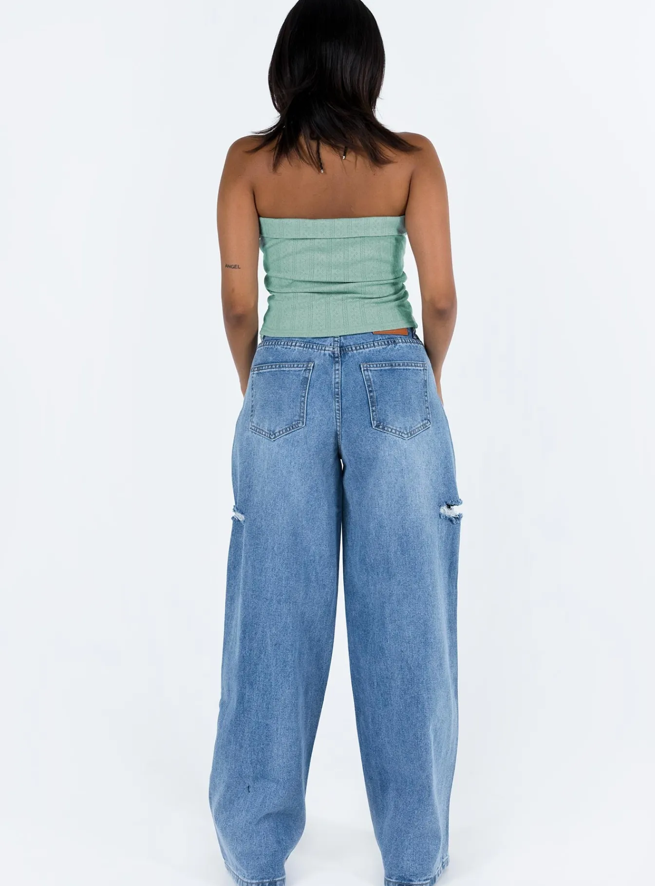 Princess Polly Teags Jeans Mid Wash Denim Sale