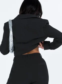 Princess Polly Tetley Blazer  Black Best Sale