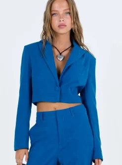 Princess Polly Tetley Blazer  Blue Best