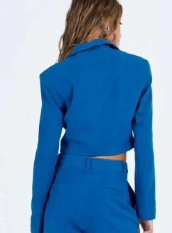 Princess Polly Tetley Blazer  Blue Best
