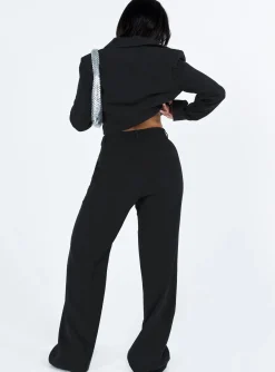 Princess Polly Tetley Pants  Black Shop