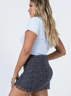 Princess Polly Text Me Mini Skirt Black Best Sale