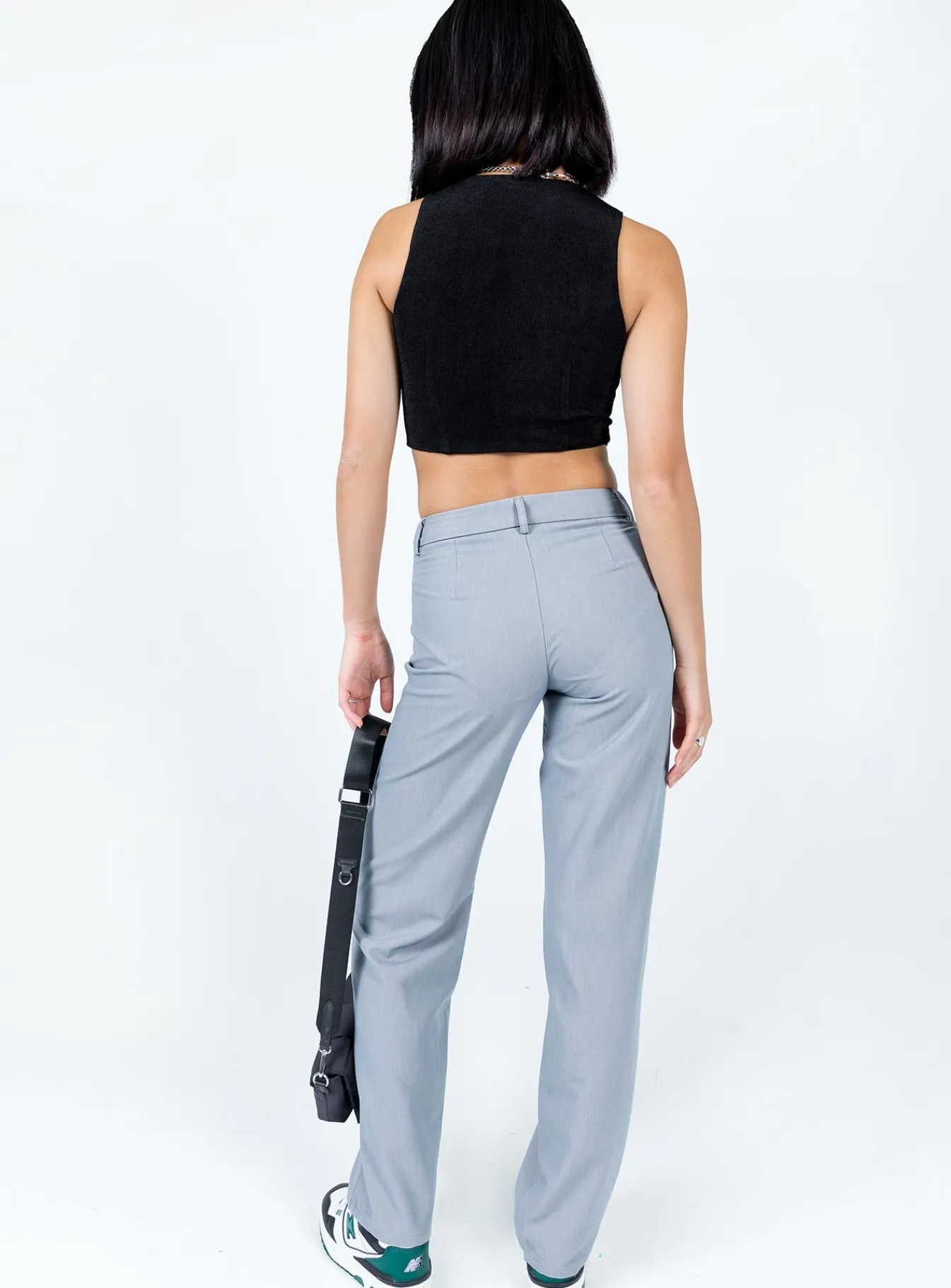 Princess Polly The Adrian Pants Grey Discount