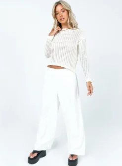 Princess Polly The Adrianna Sweater Cream Online