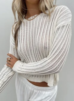 Princess Polly The Adrianna Sweater Cream Online