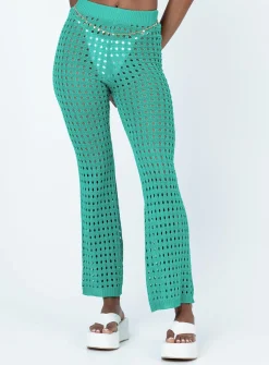 Princess Polly The Ava Pants  Green Cheap