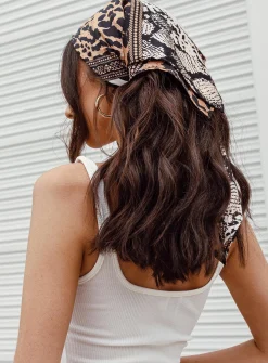 Princess Polly The Baroda Hair Scarf   Animal Print Discount
