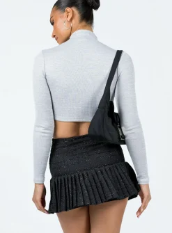 Princess Polly The Beau Mini Skirt  Black Cheap