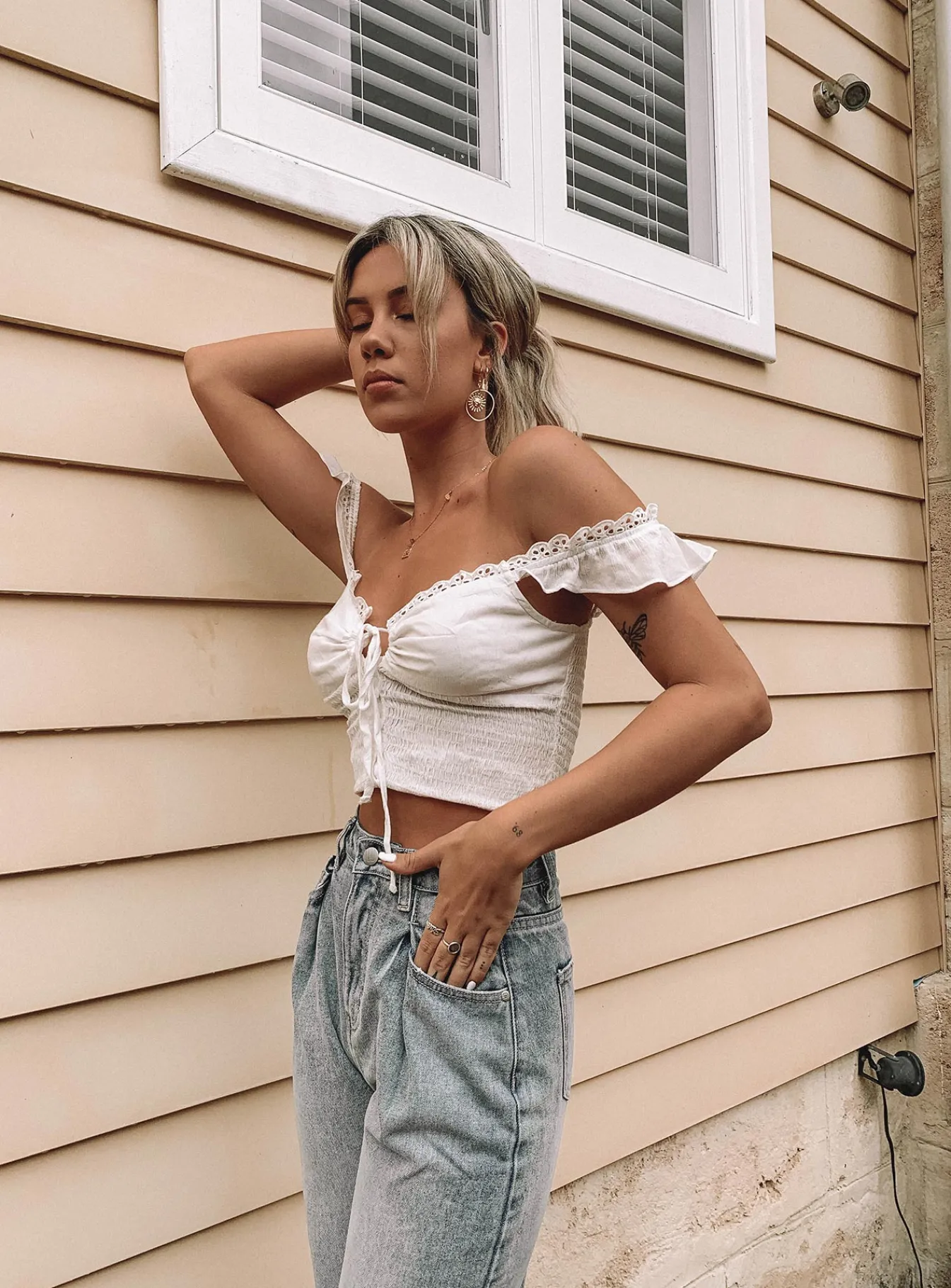 Princess Polly The Chet Top White Cheap