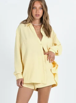 Princess Polly The Chloe Set  Yellow Cheap