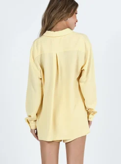 Princess Polly The Chloe Set  Yellow Cheap