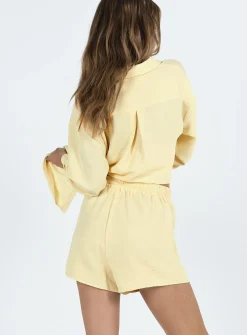 Princess Polly The Chloe Set  Yellow Cheap