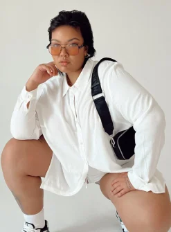 Princess Polly The Chloe Setcurve   White Flash Sale