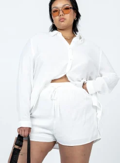 Princess Polly The Chloe Setcurve   White Flash Sale