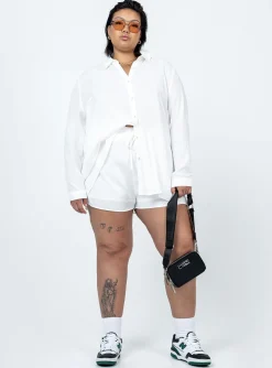 Princess Polly The Chloe Setcurve   White Flash Sale