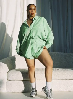 Princess Polly The Chloe Setcurve   Green Shop