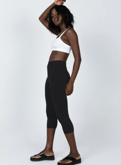 Princess Polly The Highway Capris Black Cheap