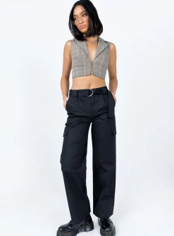 Princess Polly The Jeenah Pants  Black Hot