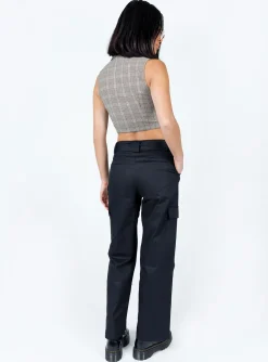 Princess Polly The Jeenah Pants  Black Hot