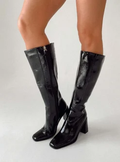 Princess Polly The Jessa Boots Black Cheap