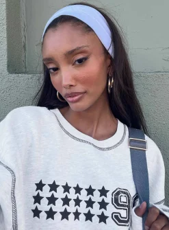 Princess Polly The Juney Headband  White Outlet