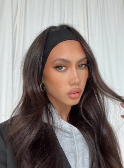 Princess Polly The Juney Headband  Black Sale