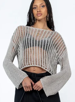 Princess Polly The Kennedy Sweater  Beige Shop