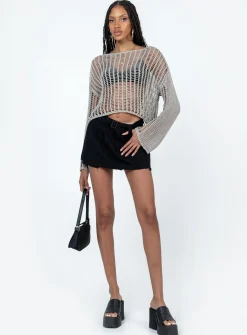 Princess Polly The Kennedy Sweater  Beige Shop