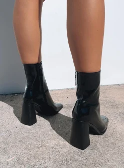 Princess Polly The Kia Boots  Black Cheap