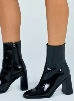 Princess Polly The Kia Boots  Black Cheap