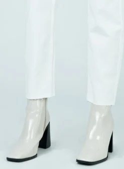 Princess Polly The Kia Boots  White Store