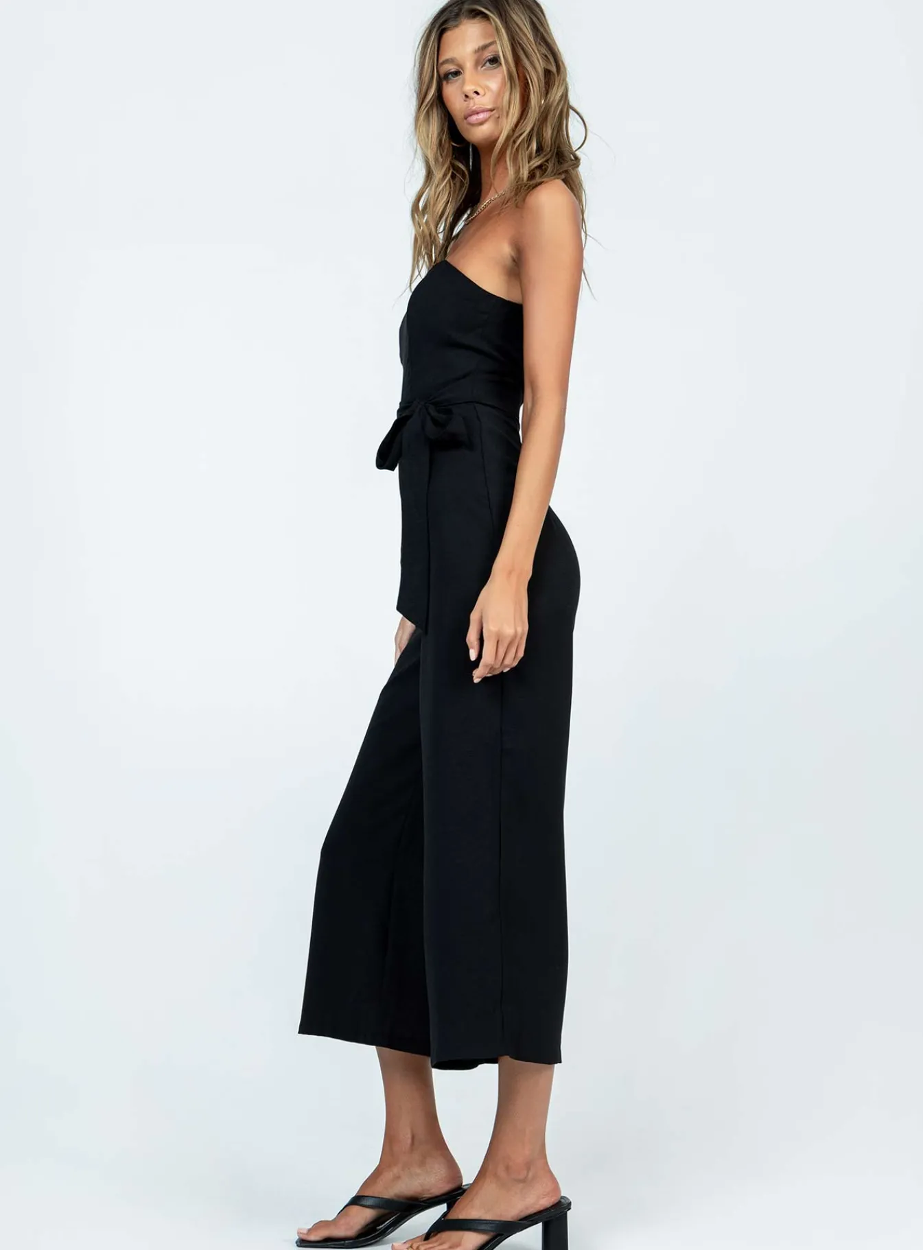 Princess Polly The Kit Jumpsuit Black Flash Sale