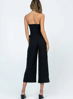 Princess Polly The Kit Jumpsuit Black Flash Sale