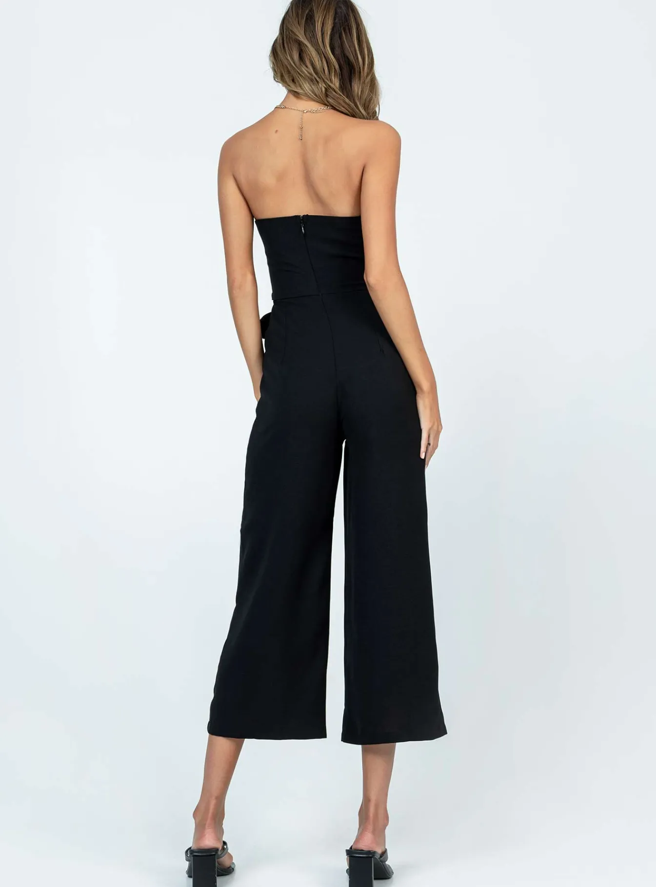 Princess Polly The Kit Jumpsuit Black Flash Sale
