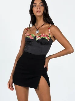 Princess Polly The Lola Mini Skirt  Black Best Sale