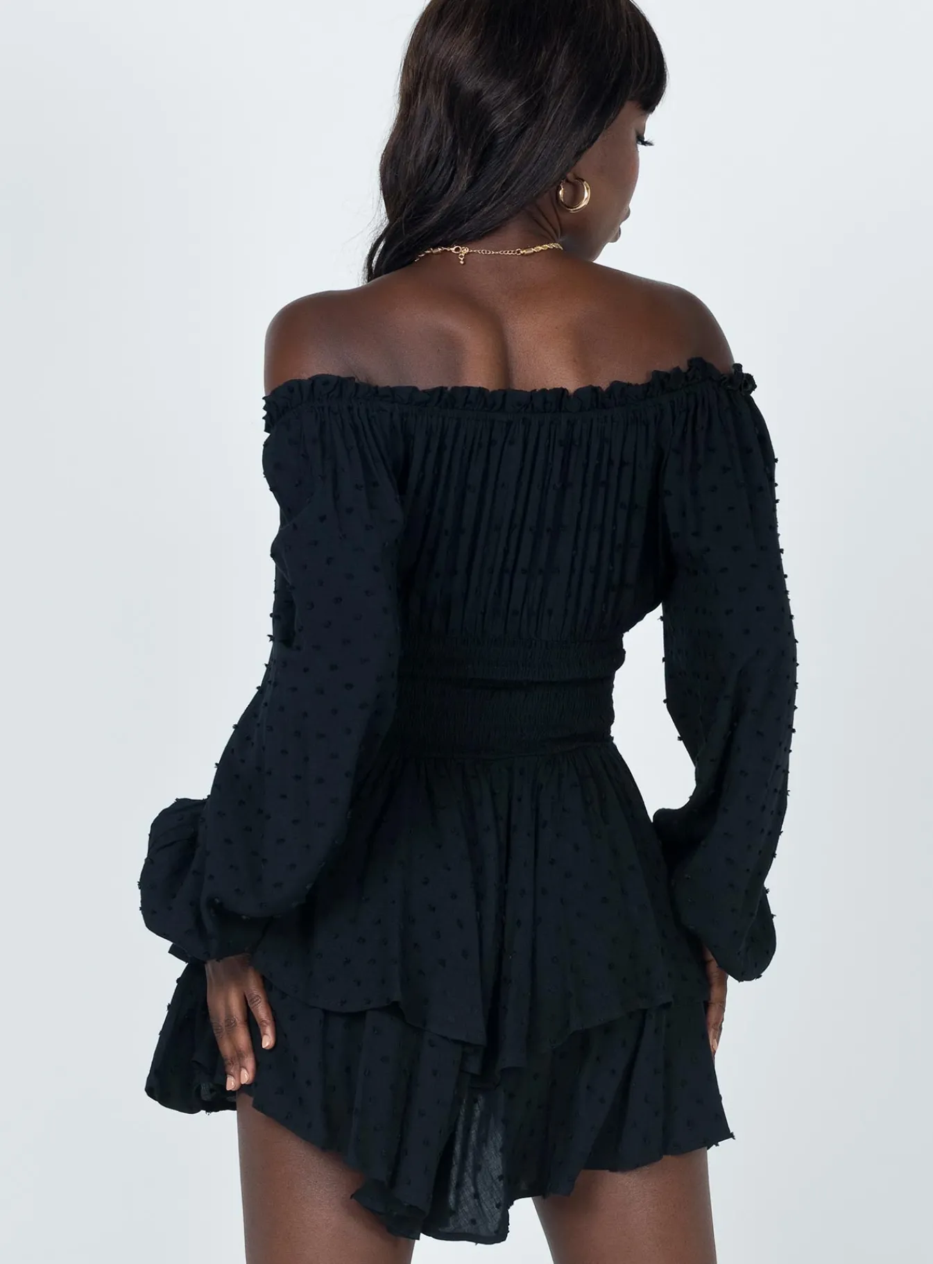 Princess Polly The Love Galore Long Sleeve Romper Black Shop