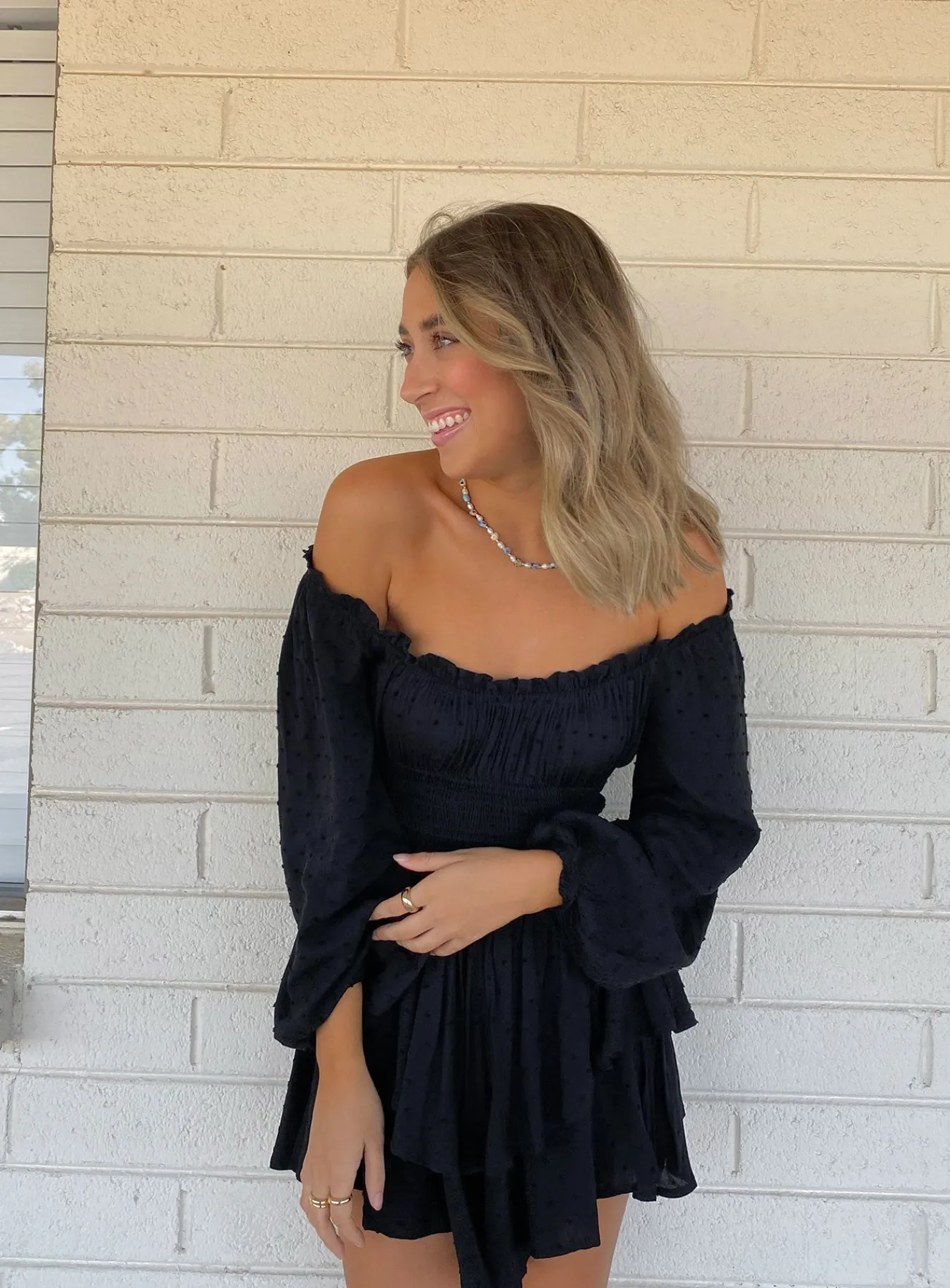 Princess Polly The Love Galore Long Sleeve Romper Black Shop