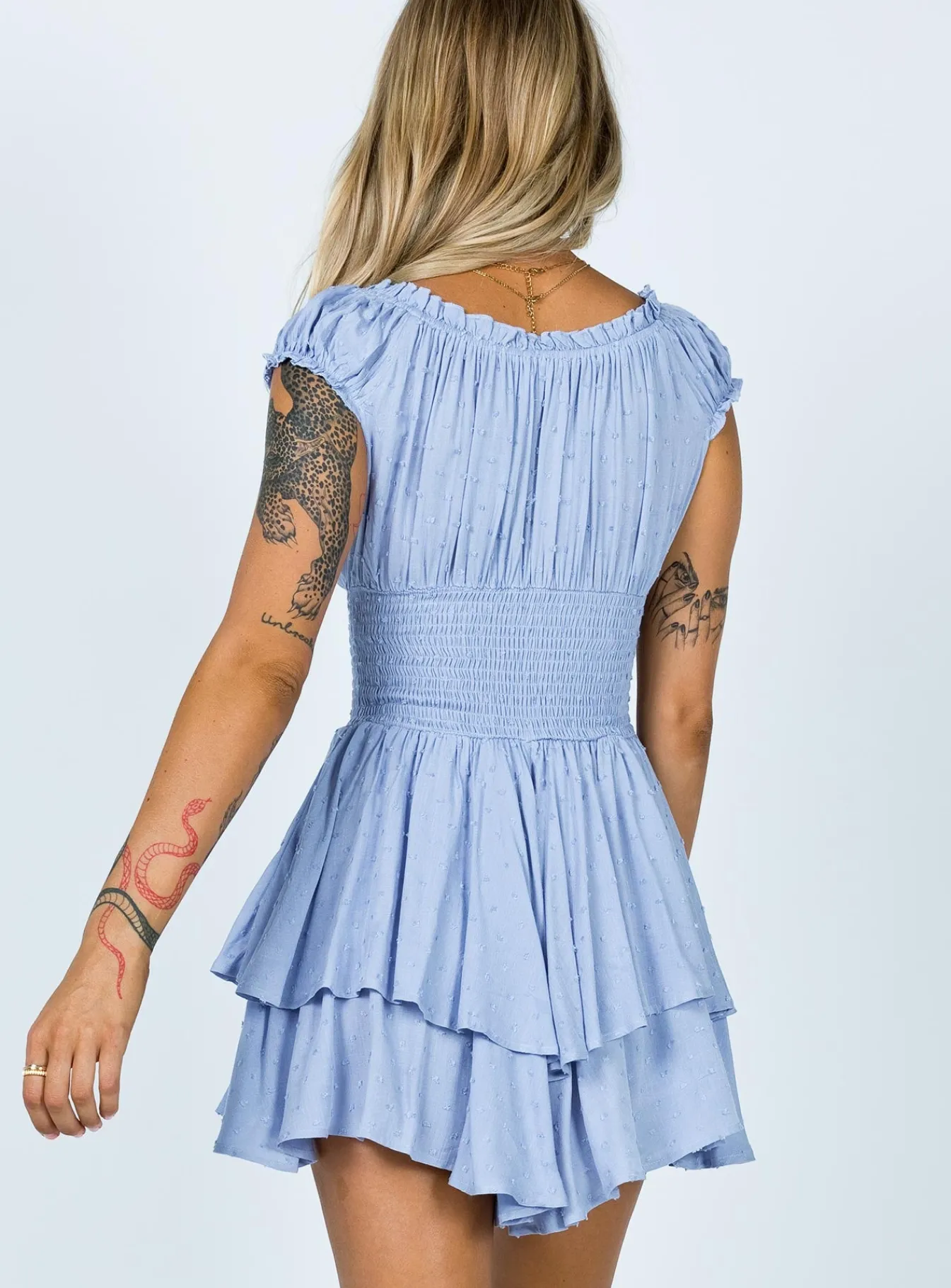 Princess Polly The Love Galore Romper Blue Fashion