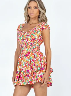 Princess Polly The Love Galore Romper  Multi Floral Best
