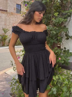 Princess Polly The Love Galore Romper  Black Hot