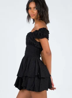Princess Polly The Love Galore Romper  Black Hot