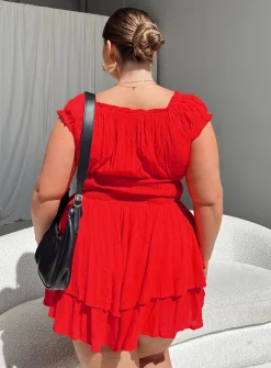 Princess Polly The Love Galore Rompercurve Red Hot