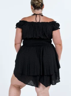 Princess Polly The Love Galore Rompercurve   Black Discount