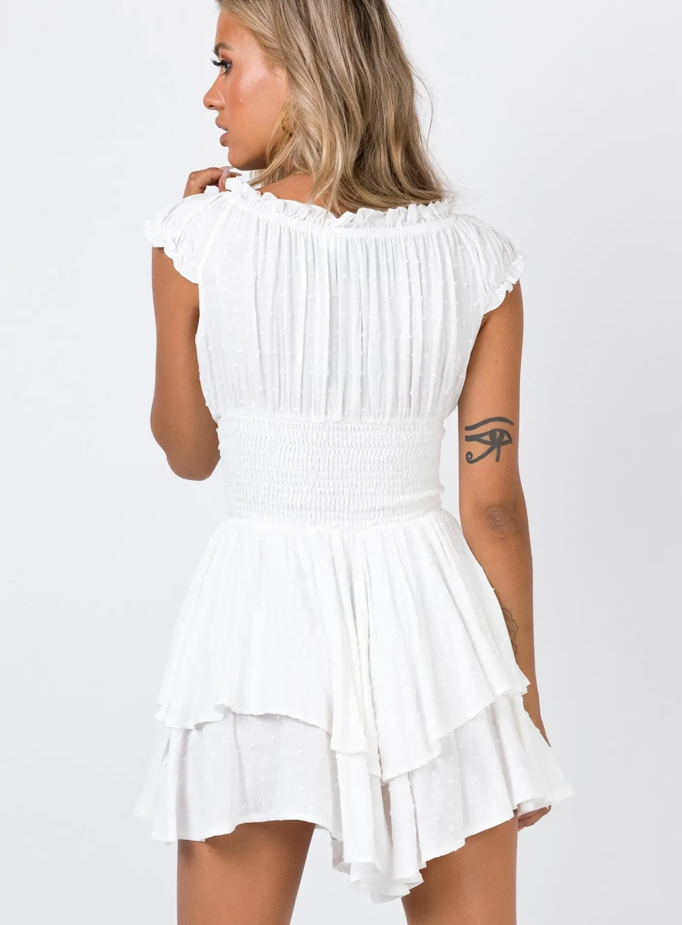 Princess Polly The Love Galore Romperlower Impact White Best Sale
