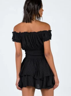 Princess Polly The Love Galore Rompertall   Black Best Sale