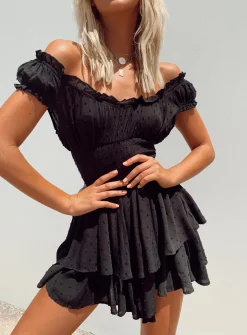 Princess Polly The Love Galore Rompertall   Black Best Sale