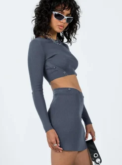 Princess Polly The Mia Set Slate Cheap