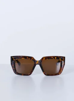 Princess Polly The More You Know Sunglasses  Tort Discount