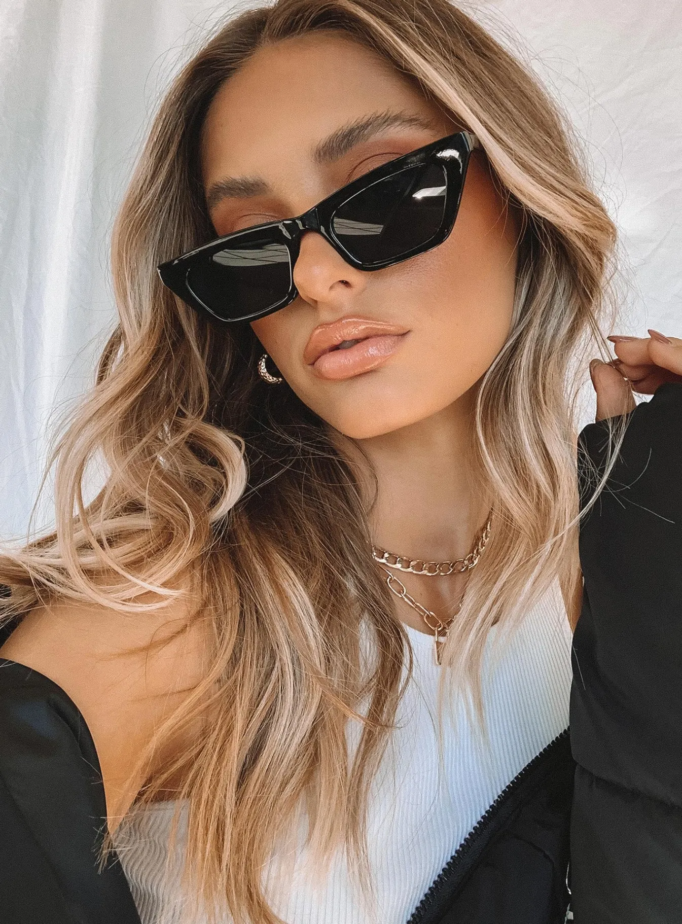 Princess Polly The Octavia Sunglasses Black Shop